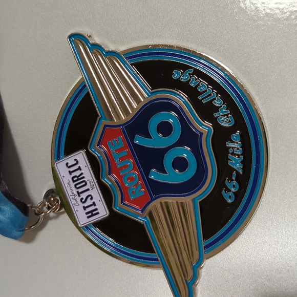 Route 66 Virtual Race Medal 66 Miles - Picture 2 of 3